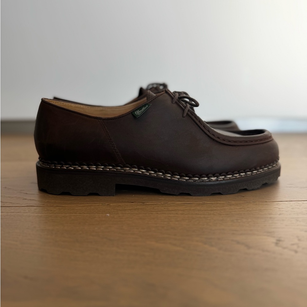 Paraboot Michael Leather Derby in Size 43